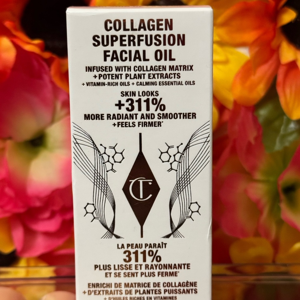 Charlotte Tilbury Collagen Superfusion Facial Oil - White and Black